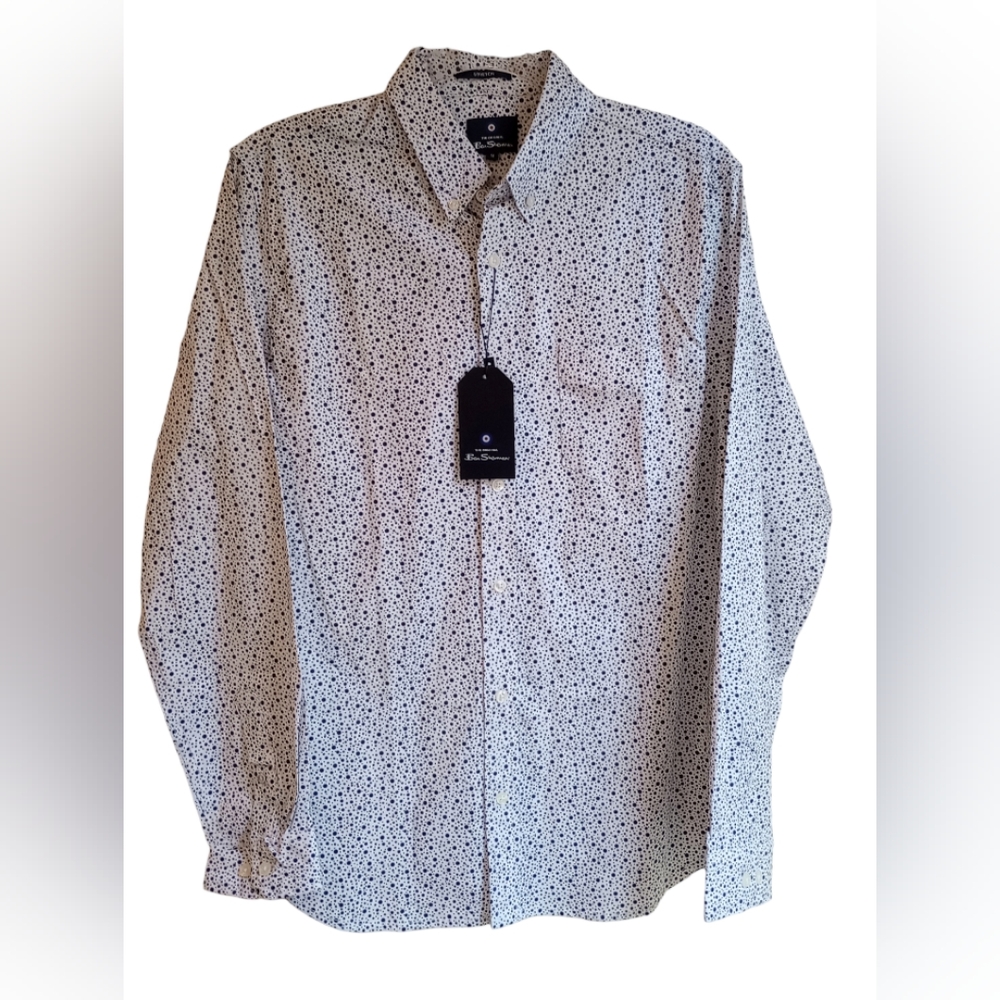 NWT  MEN'S SHIRT  BEN SHERMAN